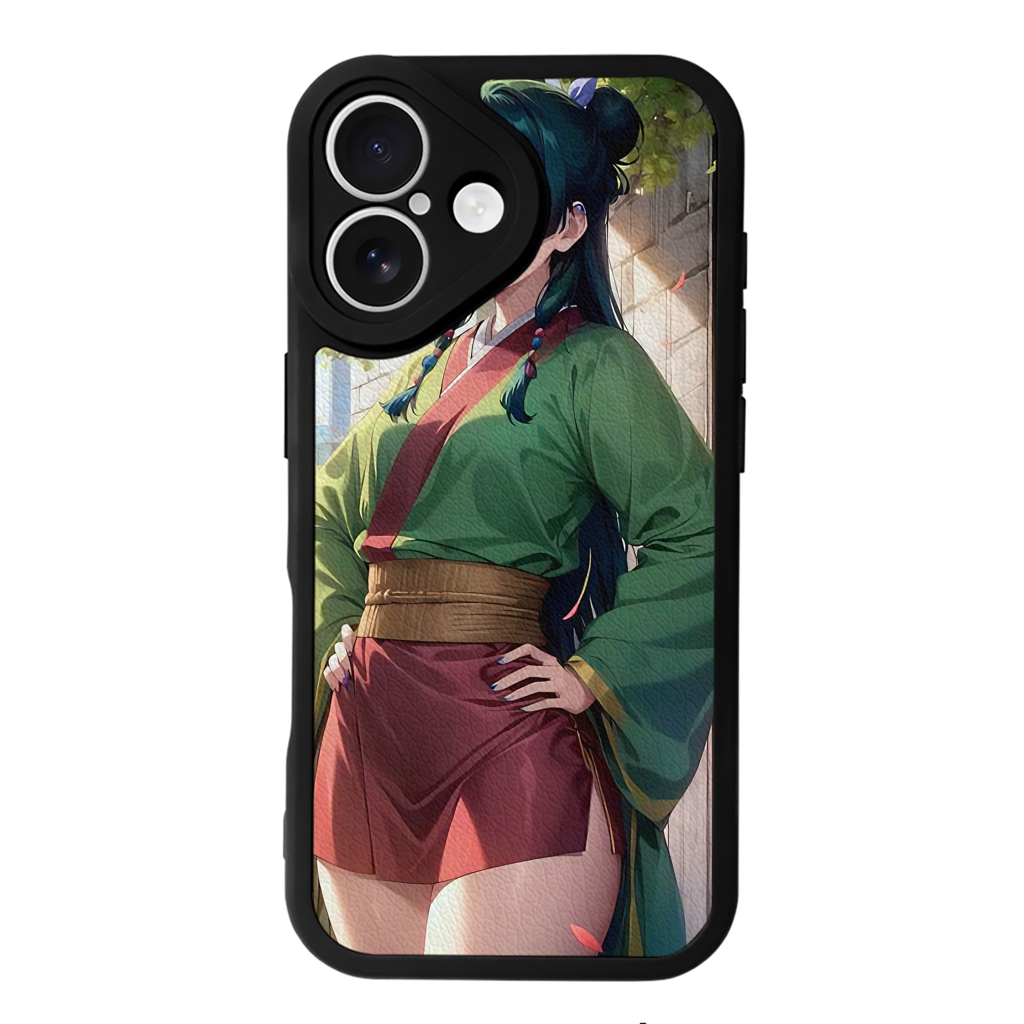 （画像用） 薬屋のひとりごと The Apothecary Diaries 【iPhone 16シリーズ対応】シリコンスマホケース（レザー調） 材質：シリコン